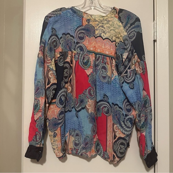 JOHNNY WAS ONDA BUTTON DOWN SHIRT SIZE M - Picture 3 of 6